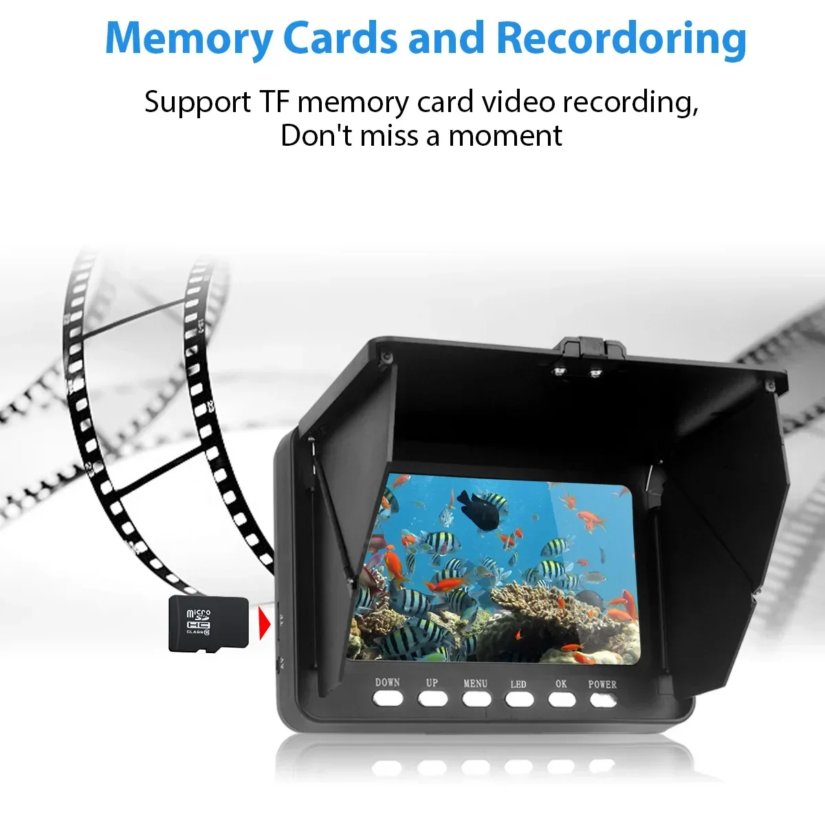 صياد السمك 5.0 بوصة شاشة الكري - مراجعة Fishing Camera وسعره