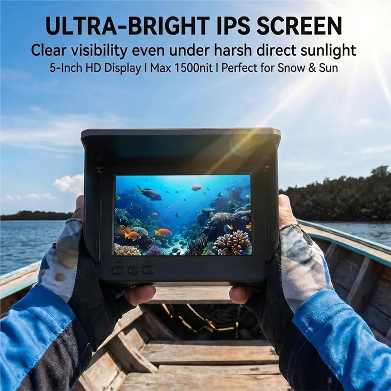 كاميرا صيد السمك تحت الماء AA9 - مراجعة Fish Finder Portable وسعره