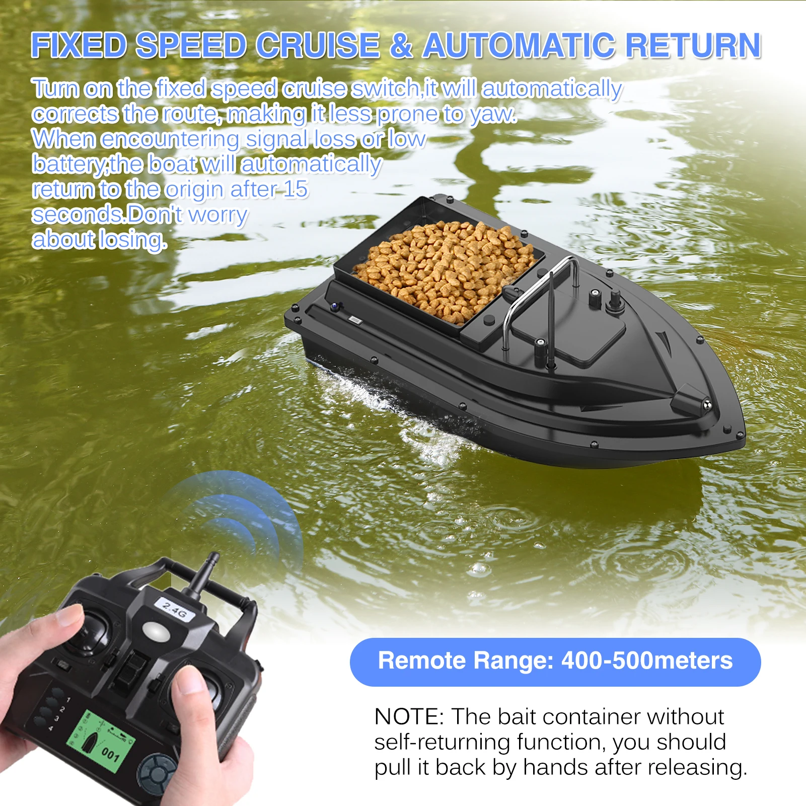 قارب صيد D16E مزود بنظام تحديد - مراجعة Fishing Gps وسعره