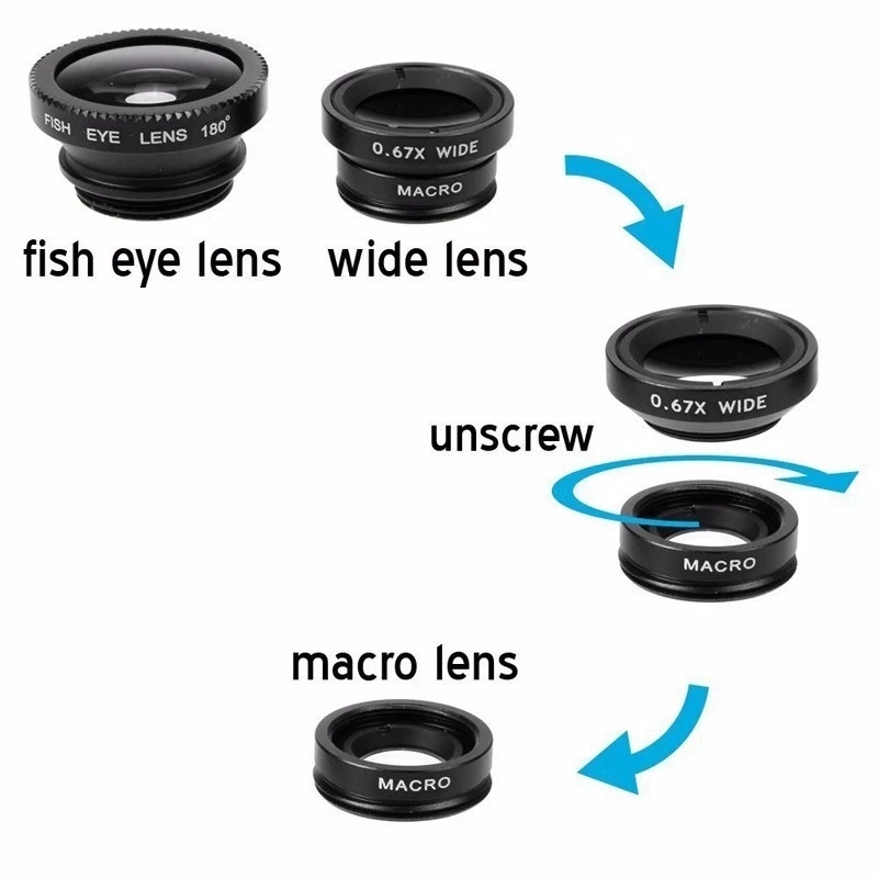 عدسة هاتف ثلاثية الوظائف 3 في  - مراجعة Fishing Camera وسعره