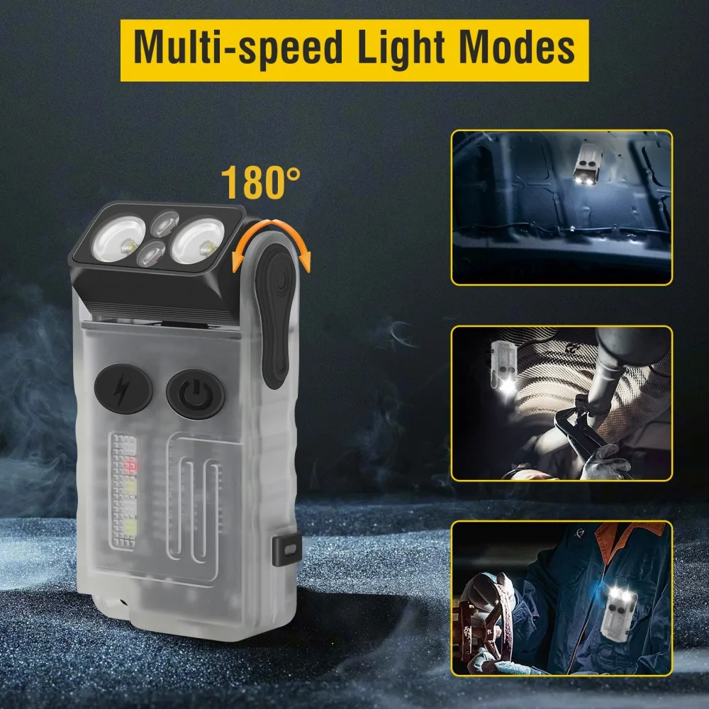 BORUiT V20 الطنان EDC سلسلة مف - مراجعة Fishing Light وسعره